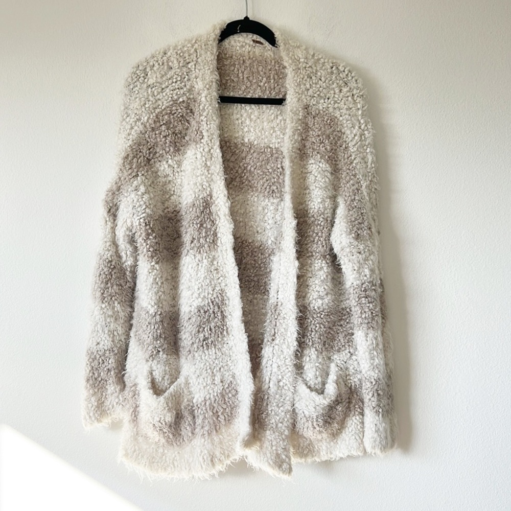 Free People Fuzzy Cardigan